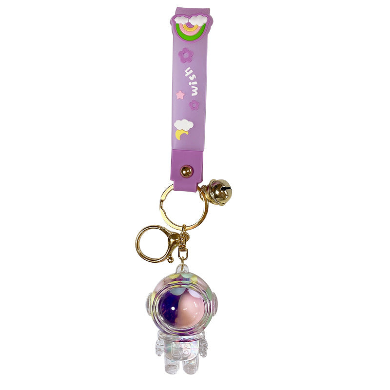 Wholesale Acrylic Liquid Astronaut Creative Keychain